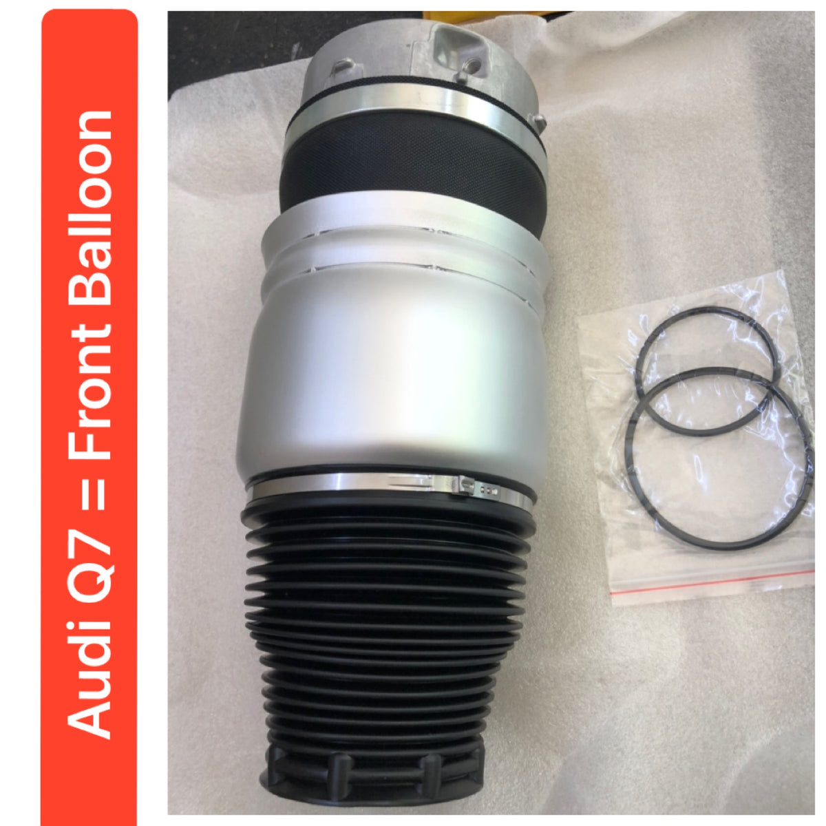Front Left Air Suspension Air Balloon 95535840431 Compatible With Audi Q7 W/O Wire