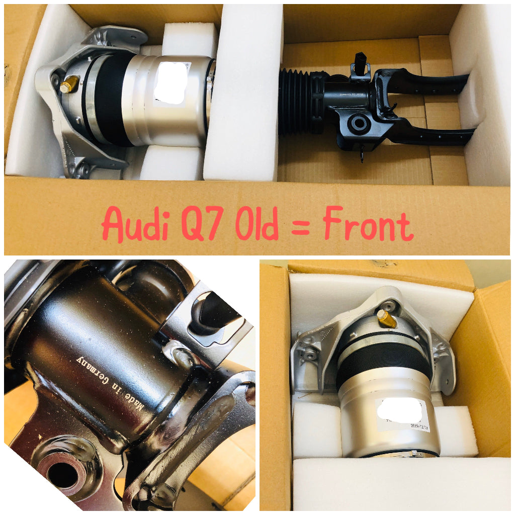Front Right Air Suspension  Shock Absorber Strut 7L6616040D  7L6616040 7L6616040E Compatible With AUDI Q7 (4LB) & PORSCHE CAYENNE (9PA) & VW TOUAREG (7LA, 7L6, 7L7) (2007-15)