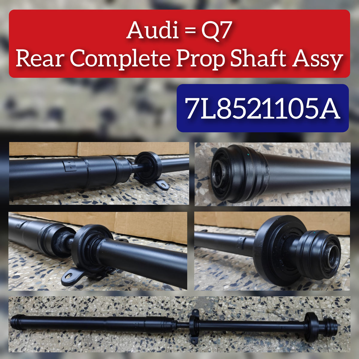 Rear Drive Axle Shaft Assembly 7L8521105A 7L8521105F 7L8521105J Compatible With AUDI Q7 (4LB)