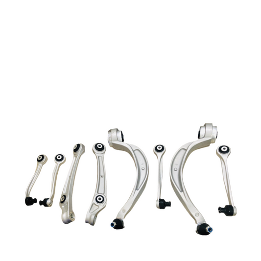 Front Lower Arm (Set Of 8) 8K0407151B & 8K0407152B & 8K0407693S & 8K0407694S & 8K0407510A & 8K0407509A & 8K0407506A & 8K0407505A Compatible with AUDI A4 Allroad B8 (8KH) A5 (8T3) | A5 / S5 A5 Convertible (8F7) | A5 / S5 Q5 (8RB) Q5 Van (8RB)