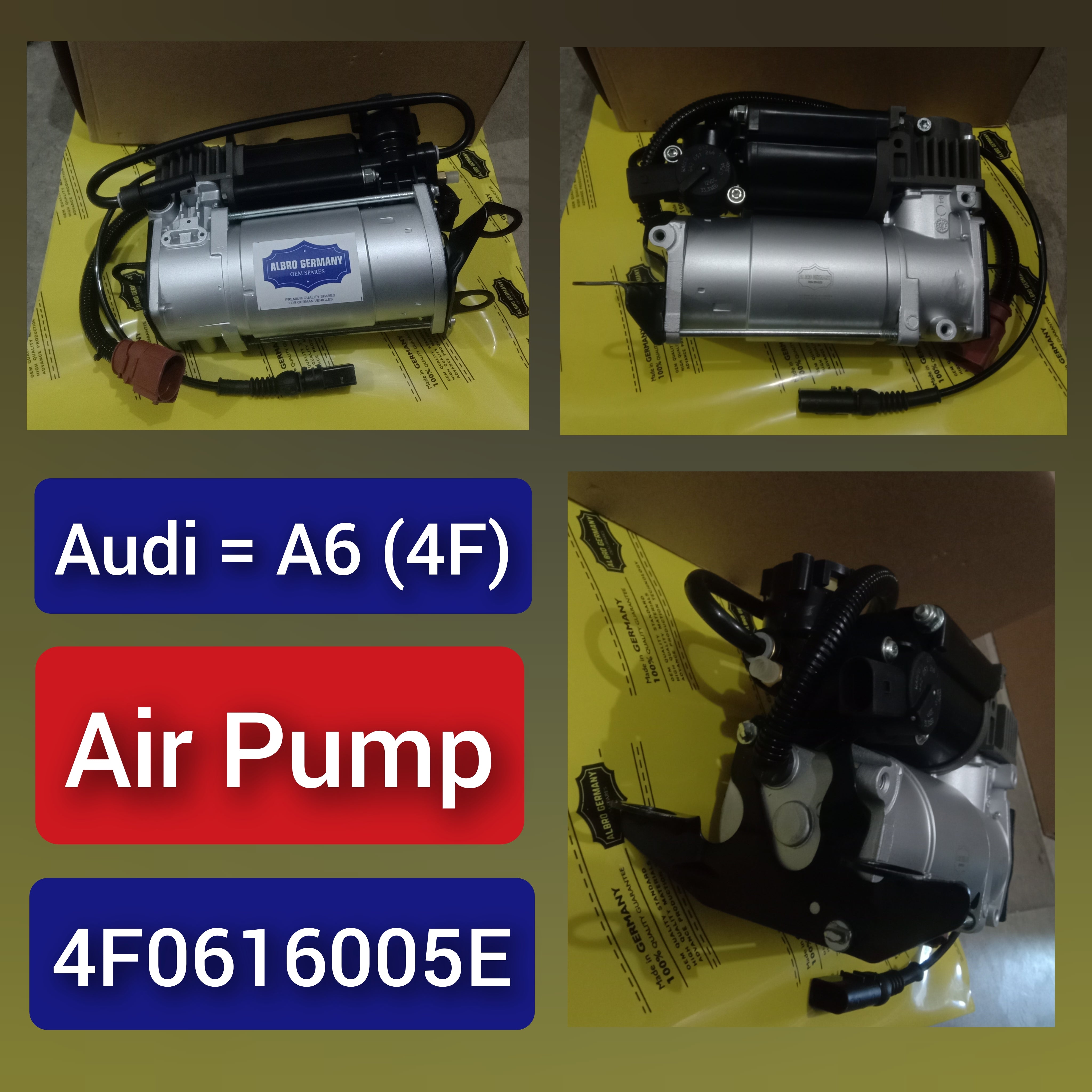 Air Suspension Compressor Pump 4F0616005E 4F0616006A Compatible With AUDI A6 C6 (4F2) | A6 / S6