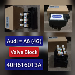 Air Suspension Solenoid Valve Block 4H0616013 Compatible With AUDI A6 C7 (4G2, 4GC) | A6 / S6