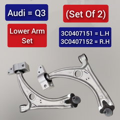 Front Lower Control Arm (Set Of 2) Left 3C0407151  & Right 3C0407152 Compatible with AUDI Q3 (8UB, 8UG)