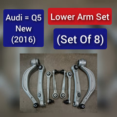 Front Lower Control Arm (Set Of 8) 4M0407505B 4M0407506B 4M0407509B 4M0407510B 80A407151B 80A407152B 80A407693D 80A407694D Compatible with AUDI A6 C8 (4A2) & A7 Sportback (4KA) | A7 / S7 & Q5 (FYB, FYG)