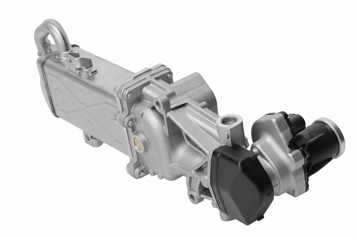 Exhaust Gas Recuperation EGR Assembly  03L131512DQ 03L131512B 03L131512N 03L131512BL Compatible With AUDI Q3 (8UB, 8UG) & SKODA OCTAVIA II (1Z3) | LAURA &  VW JETTA IV (162, 163, AV3, AV2)