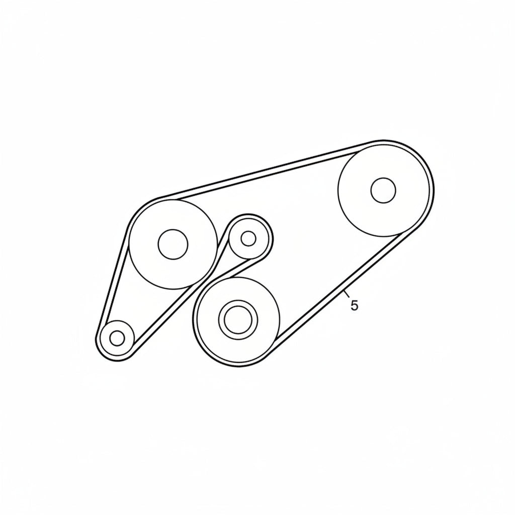 Multi Rib Belt 6PK2120 A0079978492 Compatible With MERCEDES-BENZ C-CLASS (W202) E-CLASS (W212) (CONTINENTAL)