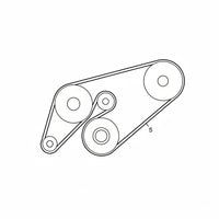 Multi Rib Belt 6PK2120 A0079978492 Compatible With MERCEDES-BENZ C-CLASS (W202) E-CLASS (W212) (CONTINENTAL)