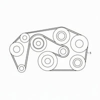 Multi Rib Belt 6PK2415 A0099971692 0109975892 0109978192 0119970592 Compatible With MERCEDES-BENZ CLS (C219) (CONTINENTAL)