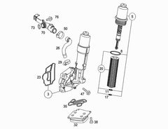 Oil Cooler 2711880401 For MERCEDES-BENZ C-CLASS W203 W204 & E-CLASS W211 Tag-O-31