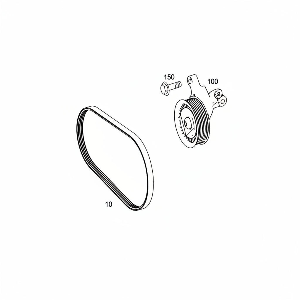 Multi Rib Belt 6PK2397 A0039937296 Compatible With MERCEDES-BENZ C-CLASS (W204) CLK (C209) CLS (C219) E-CLASS (W211) E-CLASS (W212) GL-CLASS (X164) M-CLASS (W164) R-CLASS (W251, V251) S-CLASS (W221) (CONTINENTAL)