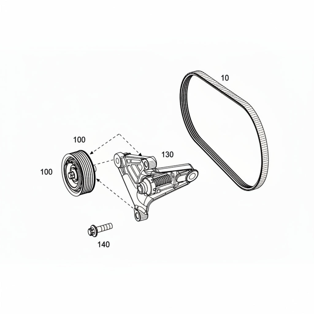 Multi Rib Belt 6PK2135 A0029930996 Compatible With MERCEDES-BENZ C-CLASS (W203) (CONTINENTAL)