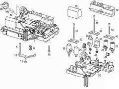 Transmission Conductor Plate+Connector+Filter+Gasket Kit 1402701161 Compatible With MERCEDES-BENZ C-CLASS W204 & E-CLASS W211  W212 &  S-CLASS W221