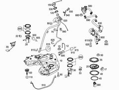 Fuel Pump A2514700190 Compatible With MERCEDES-BENZ W251/W164 Tag No.95