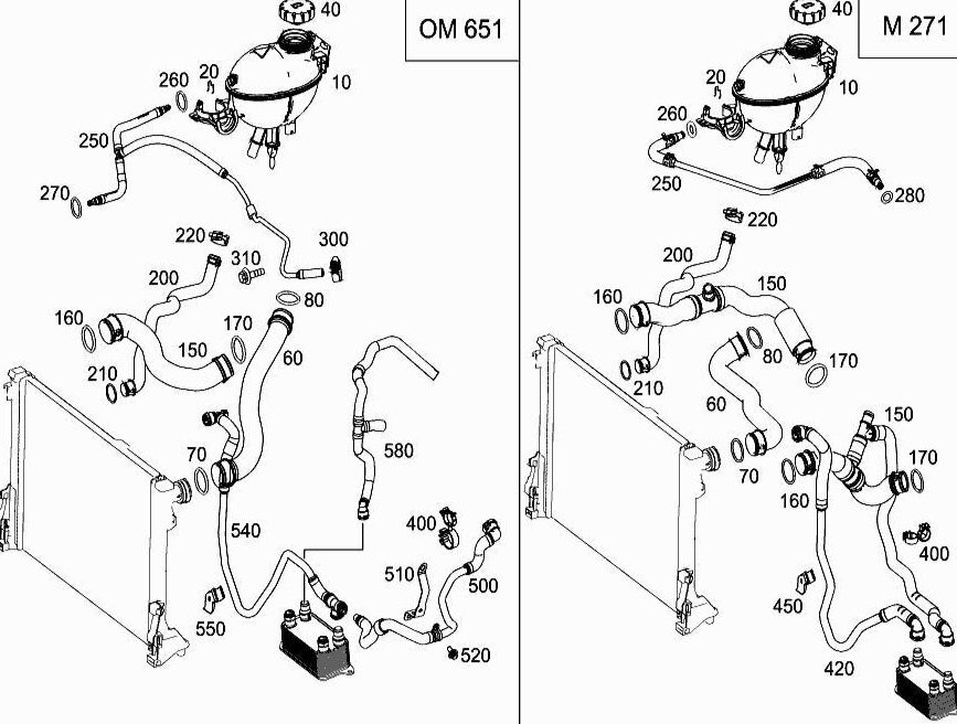 Radiator Hose Pipe 2045012582 Compatible With Mercedes-Benz C-CLASS W204 & E-CLASS W212 Tag-H-21