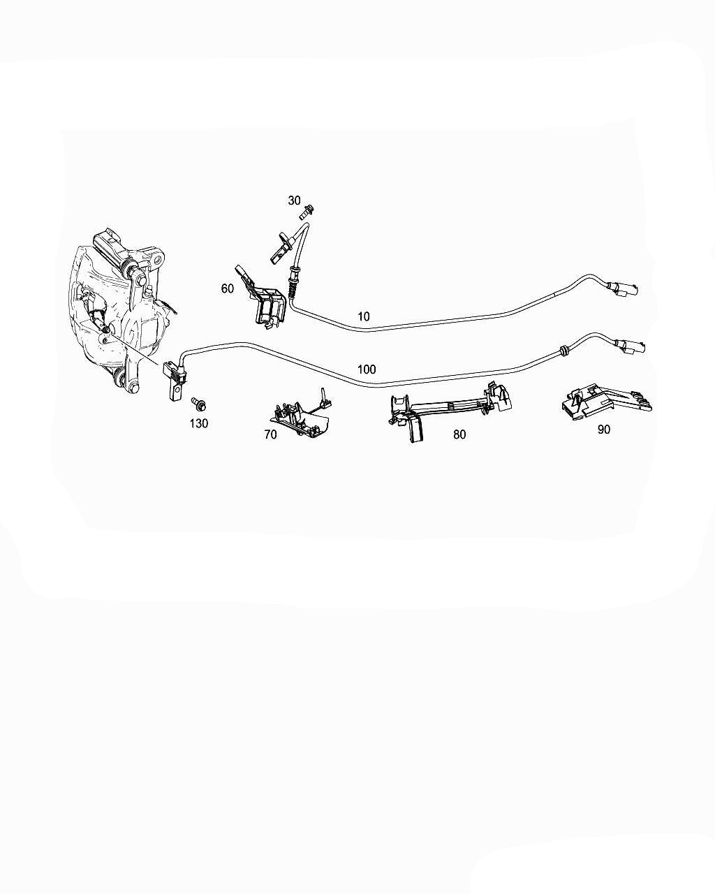 Front Left/Right ABS Wheel Speed Sensor 2465402510 A2465402510 Compatible With MERCEDES-BENZ A-CLASS W176 & B-CLASS Sports Tourer W246 & CLA Coupe C117 & GLA-CLASS X156