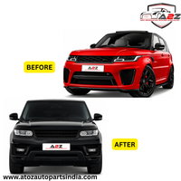 Conversion Bumper Body Kit Compatible With Range Land Rover RR Sport L494 2014-2017 Upgrade To Land Rover RR Sport 2018-2022 Svr Style (Shipping Cost Not Included In Price)