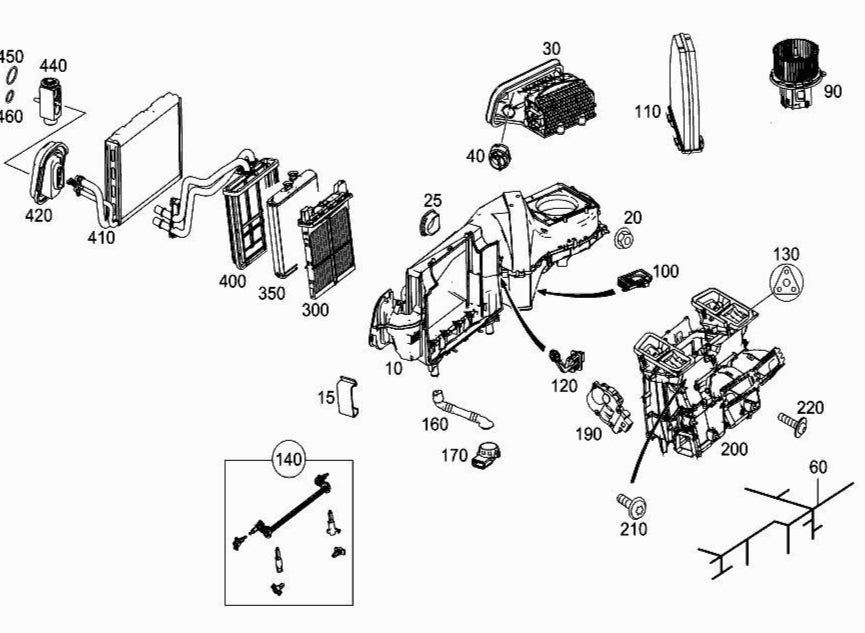 Expansion Valve A2128300284 Compatible With MERCEDES BENZ E-CLASS W212