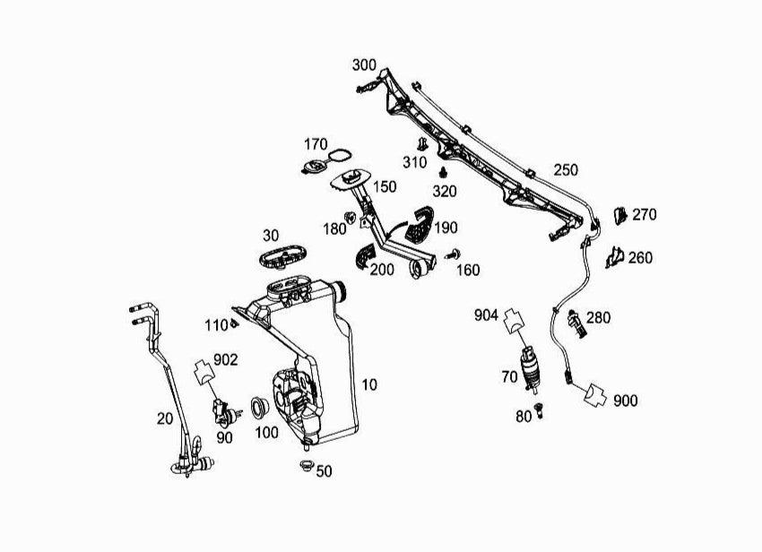 Wiper Washer Pump Motor A0998660121 Compatible With MERCEDES-BENZ C-CLASS (W205) & C-CLASS (W206) & E-CLASS W213