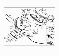 Front Bumper Lower Grill 2138851265 Compatible With Mercedes-Benz E-CLASS W213 (2016-2019) Tag No.115