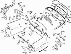 Rear Exhaust Pipe With Chrome Left 2134900327 & Right 2134900427 Compatible With MERCEDES-BENZ E-CLASS (W213) (2016-2024)
