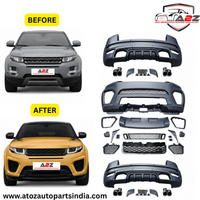 Complete Conversion Body Kit Compatible With Land Range Rover Evoque 2010-2015 Upgrade To Land Range Rover Evoque 2017 (Shipping Cost Not Included In Price)