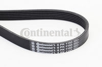 Extra Multi Rib Belt 6PK1157 11287926093 Compatible With BMW 3 (G20, G80, G28), 5 (G30, F90), 6 Gran Turismo (G32), X3 (G01, F97, G08) (CONTINENTAL)