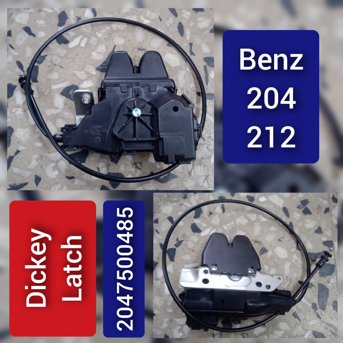 Rear Trunk Tailgate Door Lock Latch Actuator Assembly 2047500485 Compatible With MERCEDES-BENZ C-CLASS (W204) & C-CLASS (W205) & CLS (C218) & E-CLASS (W212) & E-CLASS (W213) (2011-19)