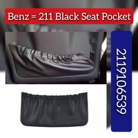 Beige Seat Storage Pocket Cover 2119106539 Compatible With Mercedes Benz  E CLASS W211 2002-2009