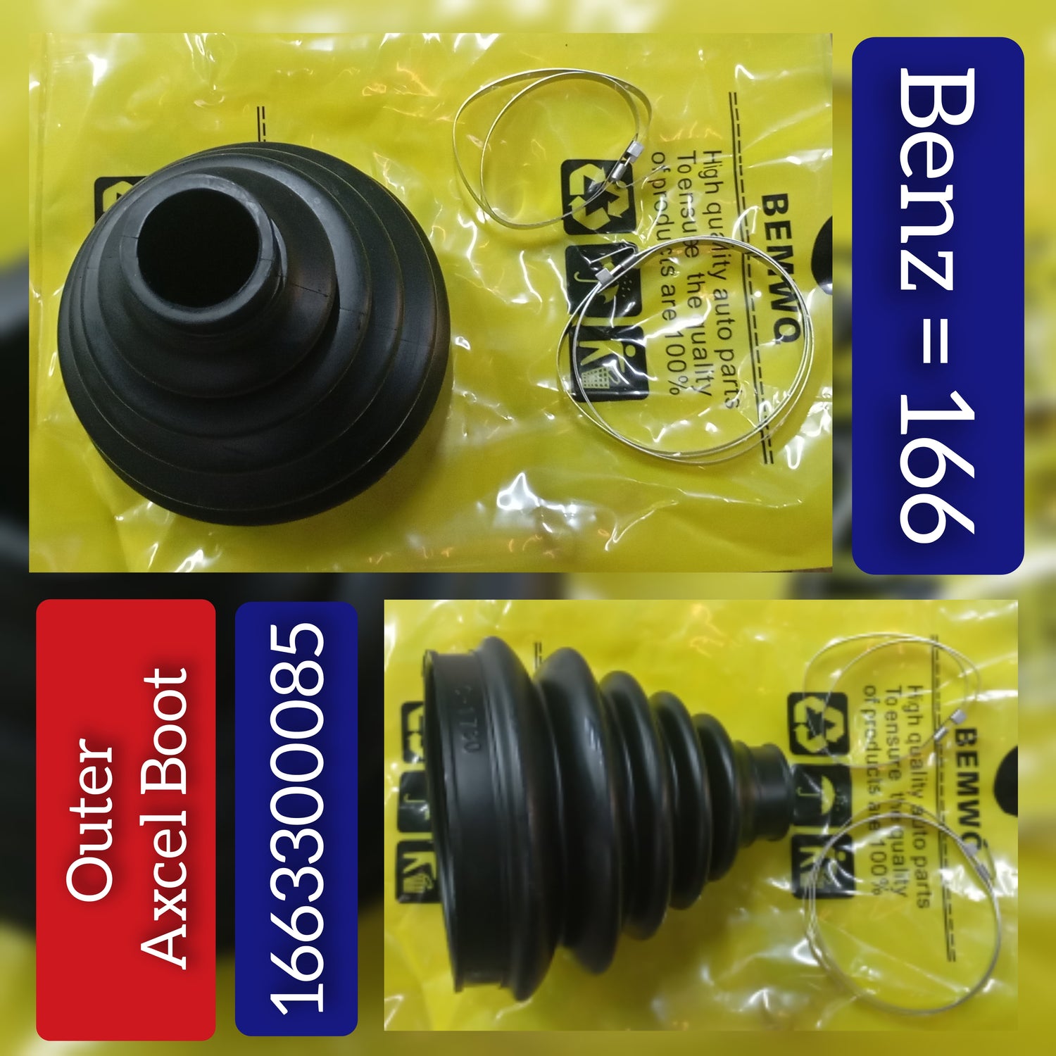 Outer Axcel Boot 1663300085 Compatible With MERCEDES-BENZ M-CLASS (W164)
