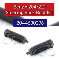 Streering Rack Boot Kit (Set of 2) 2044630296 A2044630296 Compatible With MERCEDES-BENZ C-CLASS (W203) C-CLASS & (W204) E-CLASS (W212)