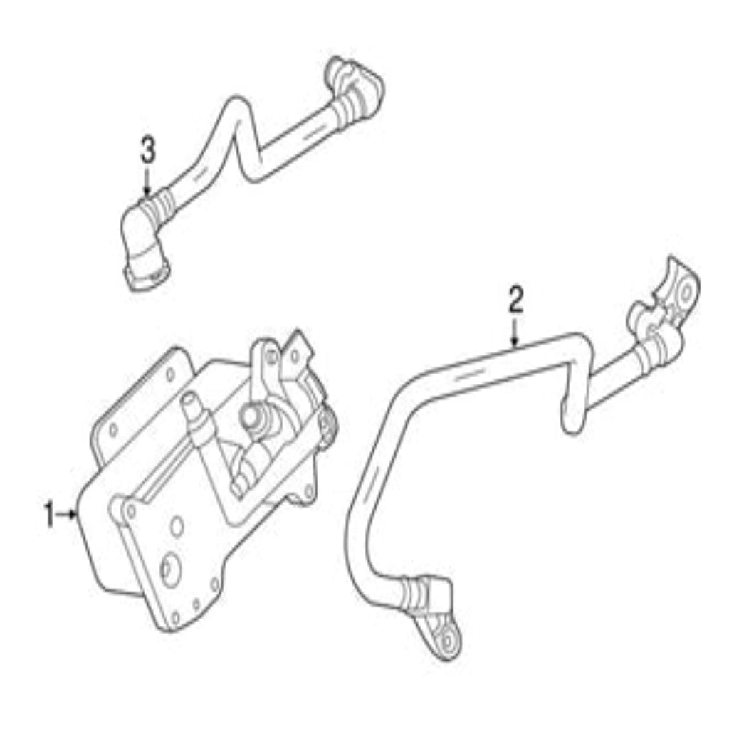 Oil Cooler 17217638582 17217618778 7618778 7638582  for BMW 5 Series F10 Tag-O-40
