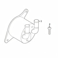 Oil Cooler 24148699905 Compatible With  BMW 2 Gran Coupe (F44) & X1 (F48) &  MINI (F56) | MINI / COOPER & MINI CLUBMAN (F54) & MINI COUNTRYMAN (F60) Tag No.124