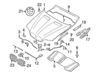 Sound Insulating Engine Hood 51488402150 Compatible With BMW For X5 E53(2000-06)