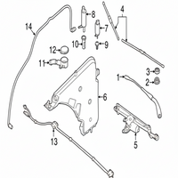 Wiper Bottle 61667241672 Compatible With BMW & 2 Coupe (F22, F87) & 2 Gran Coupe (F44) & 3 (F30, F80) & 3 Gran Turismo (F34) & 4 Coupe (F32, F82) Tag No.94