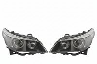 Complete Headlight Assembly ( Bi-Xenon LED) Left 63127160193 & Right 63127160194 Compatible With BMW E60 E61 (Old) 2003-2010