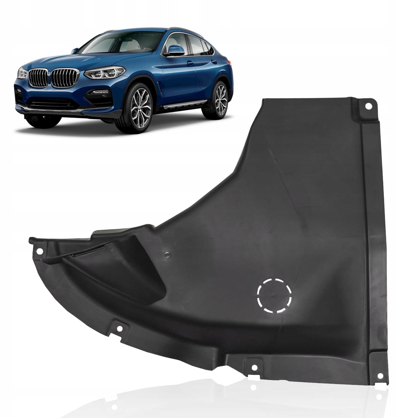 Front Left Lower Wheel Arch Cover 51717496475 Compatible With BMW For X3 G08 (2018-22)