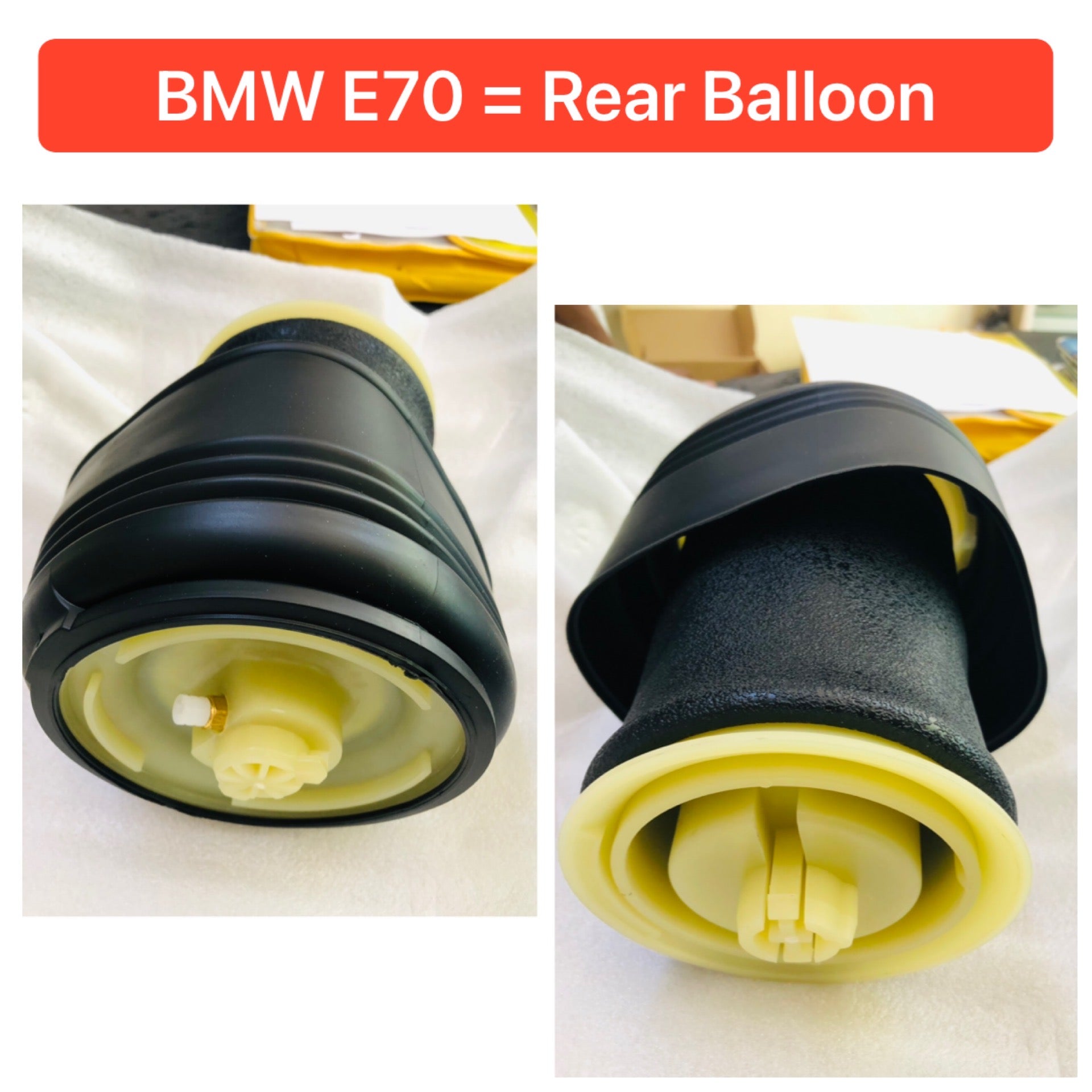 Rear Right/Left  Air Suspension Springs 37126790078 37126790079 37126790080 37126790081 37126790082 Compatible With BMW X5 E70 F15, F85 & X6 E71, E72 F16, F86