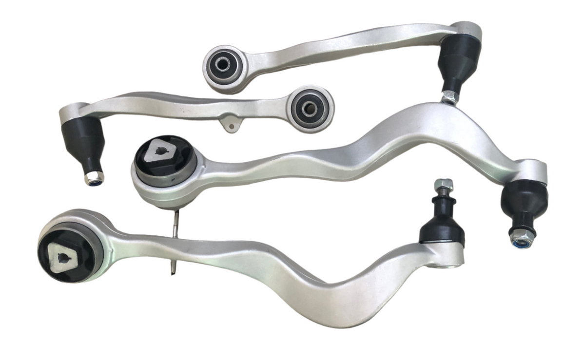 Front Lower Control Arm (Set Of 4) 31102348046 31102348047 31122347965 31122347963 Compatible with BMW 5 Series E60