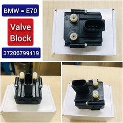 Air Suspension Solenoid Valve Block 37206799419 Compatible With BMW X5 E70 & X6 E71 E72