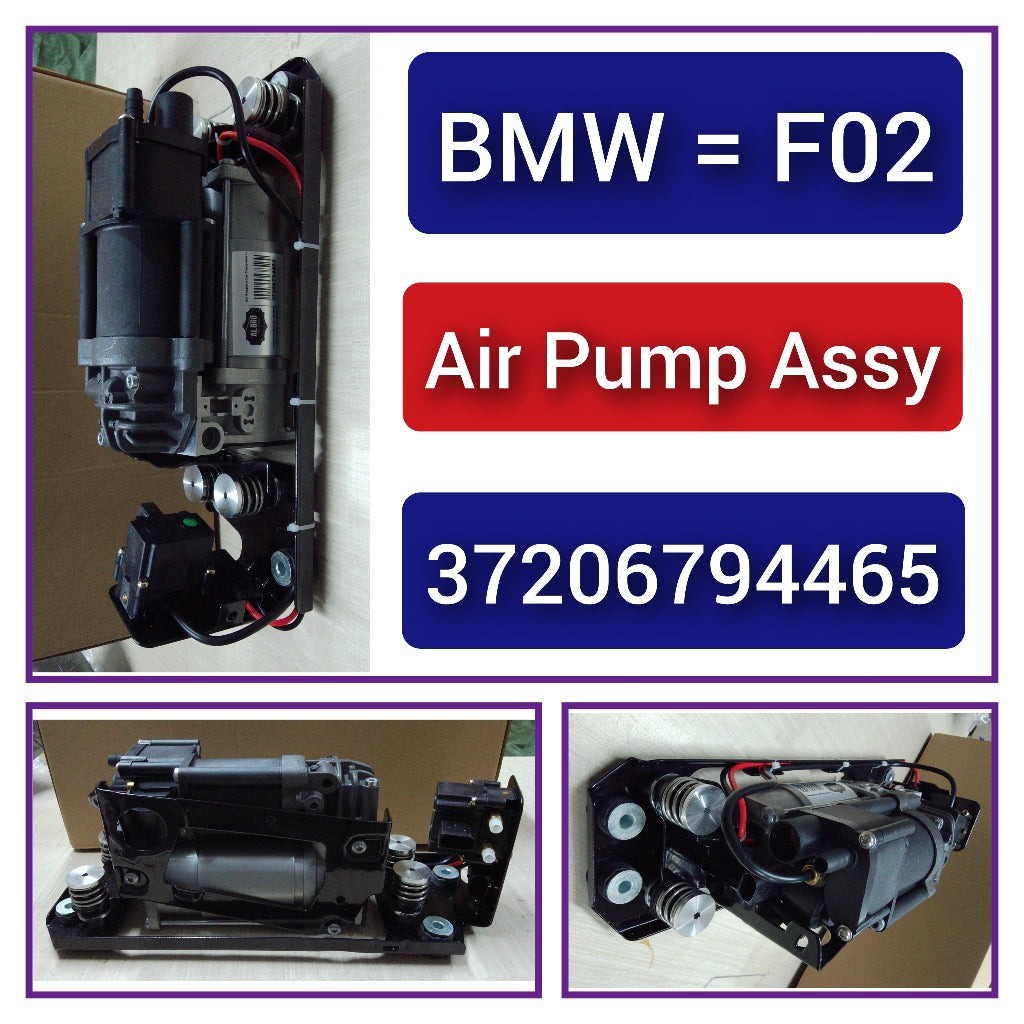 Air Suspension Compressor Pump Assy 37206794465 37206784137 37206789450 37206794465 Compatible With BMW 7 Series F02