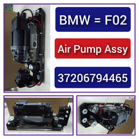Air Suspension Compressor Pump Assy 37206794465 37206784137 37206789450 37206794465 Compatible With BMW 7 Series F02