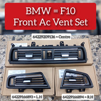Ac Vent Compatible With Bmw 5 Series F10 2010-2017 Ac Vent Ac Grill Chrome Black Left 64229166893