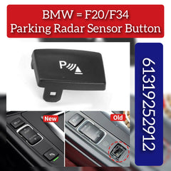 Radar Sensor Button 61319252912 Compatible With BMW & 1 Series F20 2015-2018 & 3 Series F34 GT 2013-2016