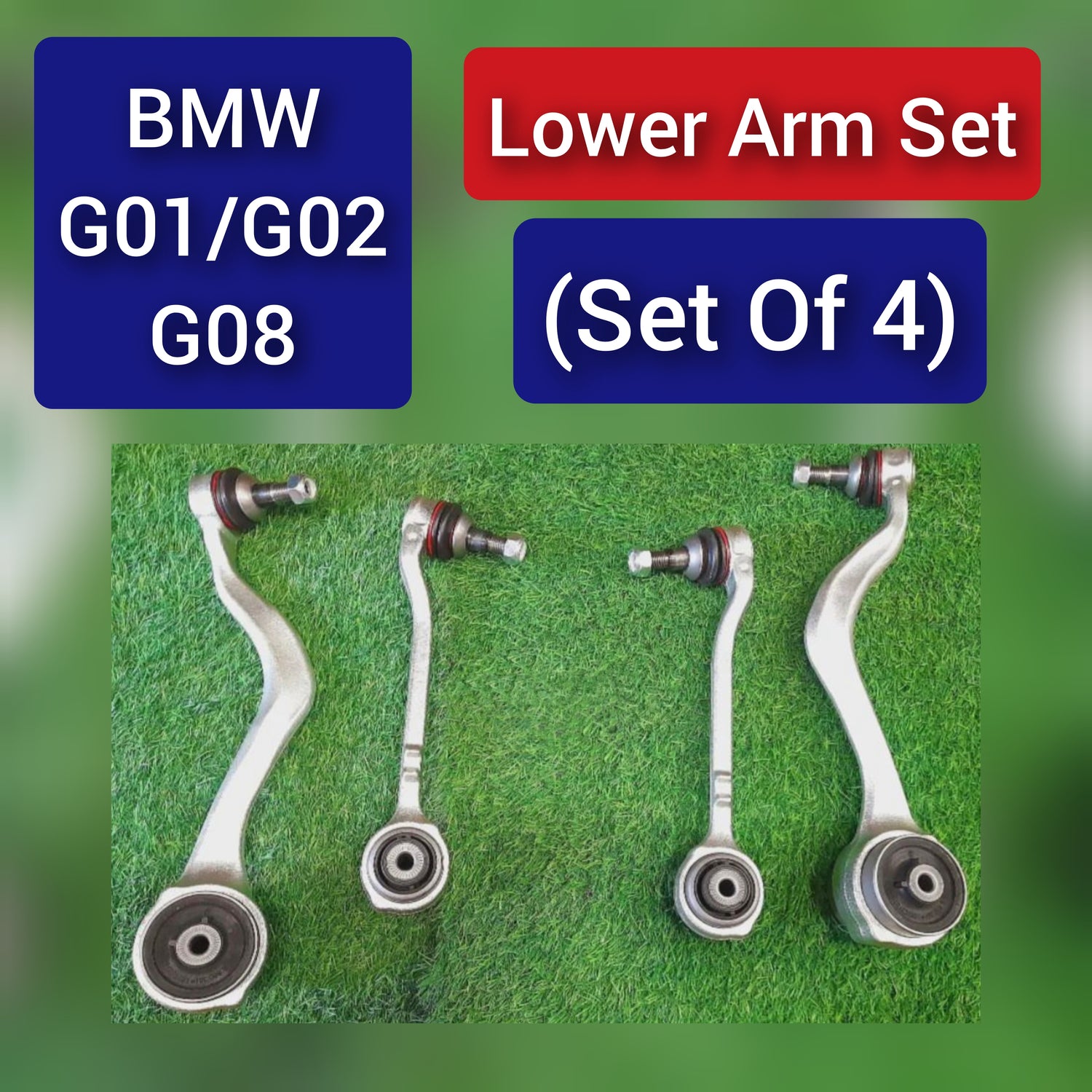 Front Lower Control Arm (Set Of 4) 31106870971 31106870972 31106890903 31106890904 Compatible with BMW X3 (G01, F97) & X4 (G02, F98)
