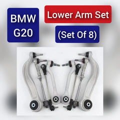 Front Lower Control Arm (Set Of 8) 31106894671 31106894672 31306893359    31306893360 32106880695 32106880697 31106878593 31106878594 Compatible with BMW 3 Series (G20, G80, G28)