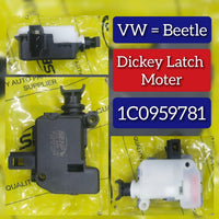 Trunk Lock Actuator Motor 1C0959781  3B0959781C 3B0959781 Compatible With VW BEETLE(1998-2010)