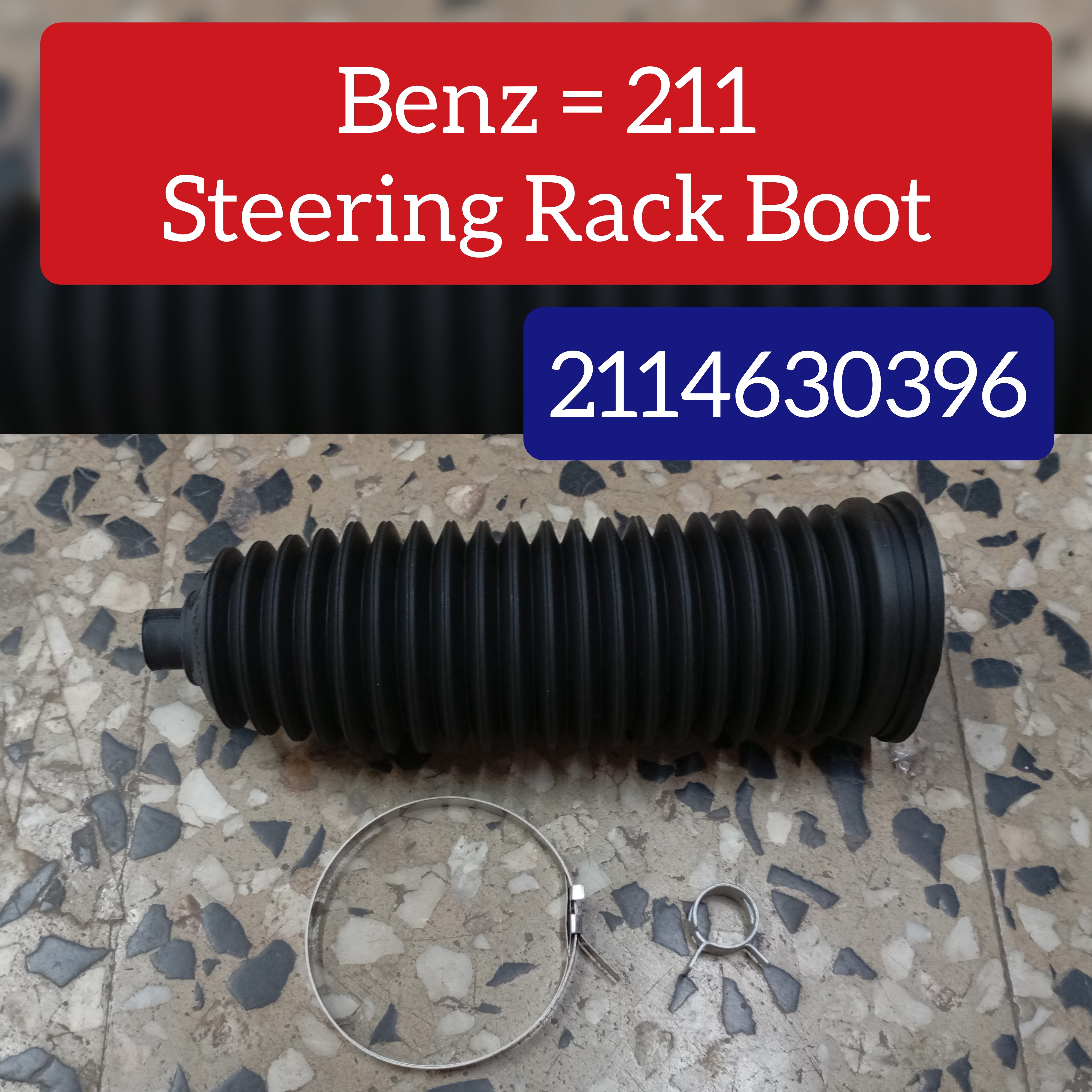 Front Steering Rack Boot Kit 2114630396  Compatible With Mercedes Benz E-CLASS W211