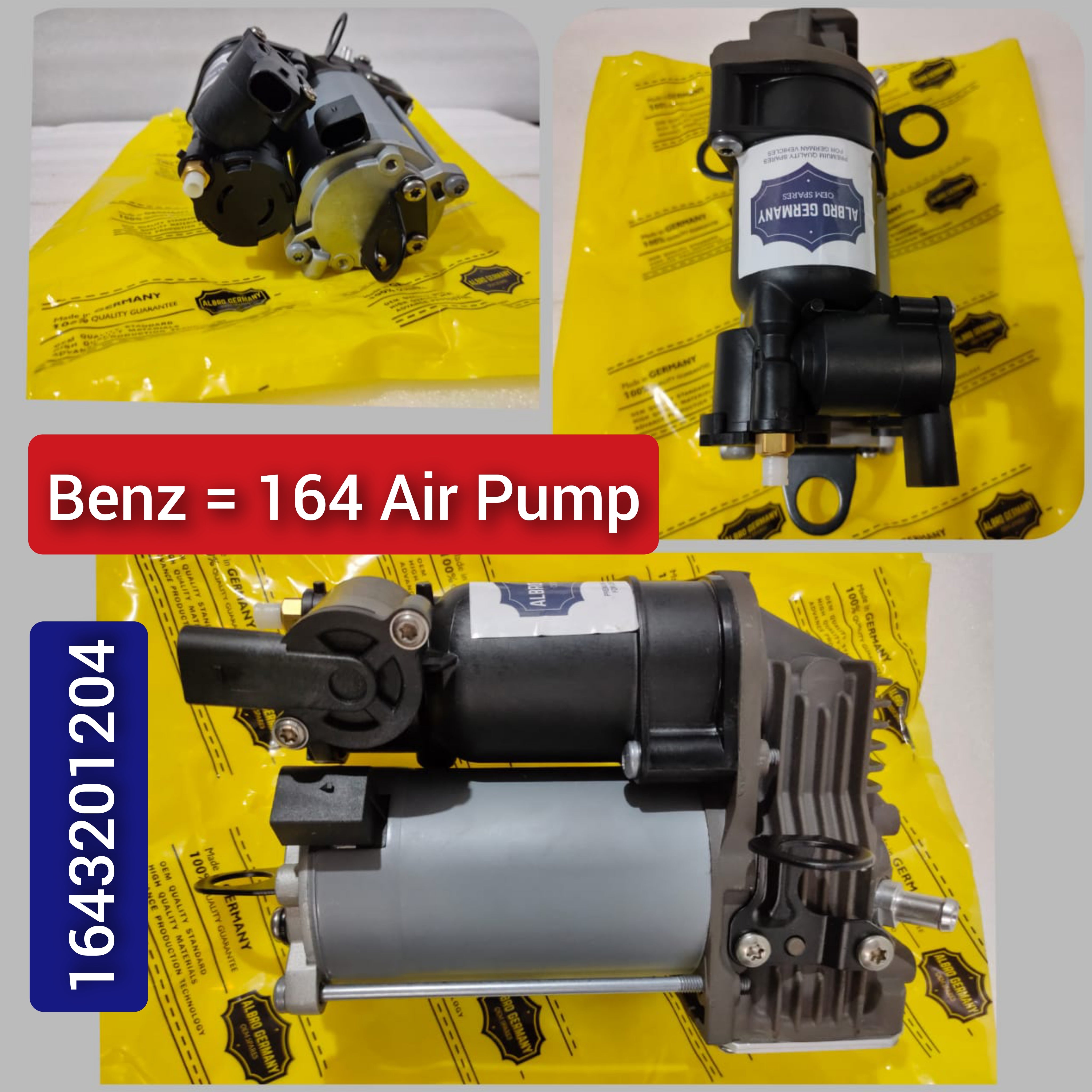 Air Suspension Compressor Pump 1643201204 Compatible With MERCEDES-BENZ GL-CLASS X164