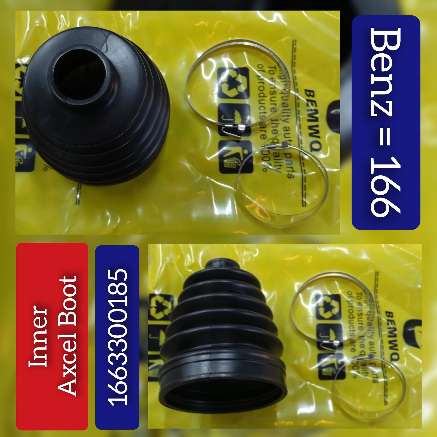 Outer Axcel Boot 1663300185 1663300185 Compatible With MERCEDES-BENZ M-CLASS (W164)