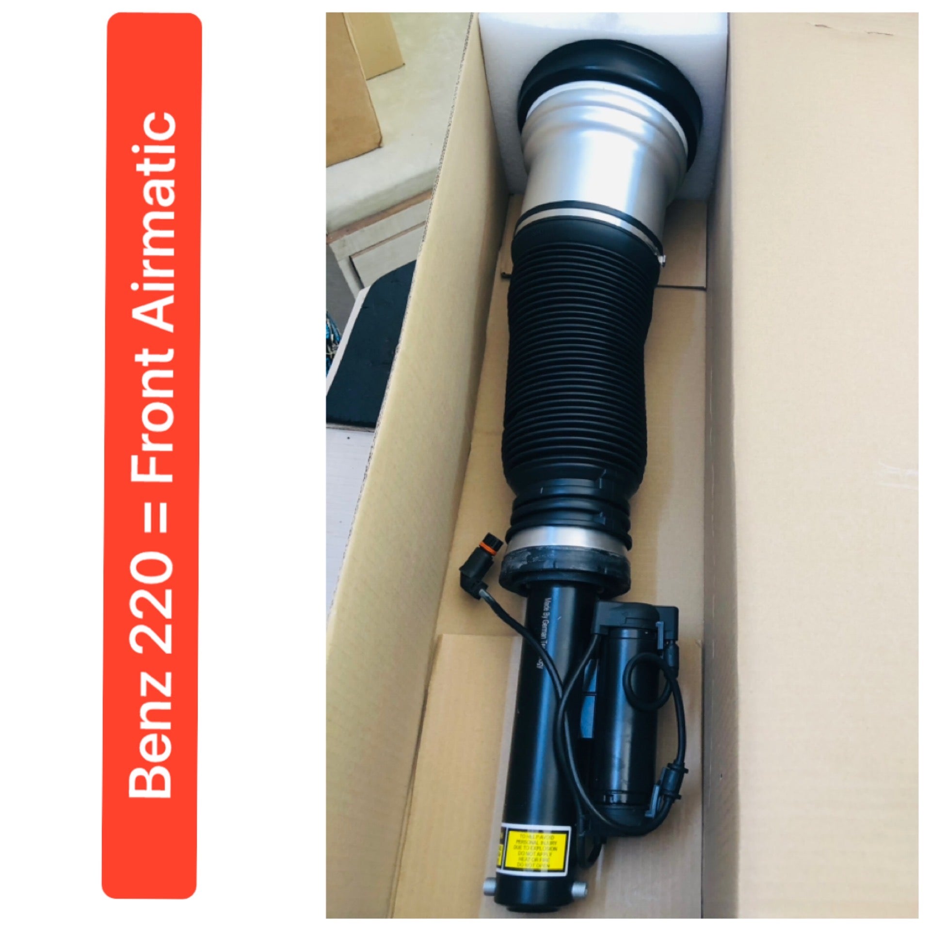 Front Air Suspension Springs 2213202438 Compatible With Mercedes Benz S-CLASS W220